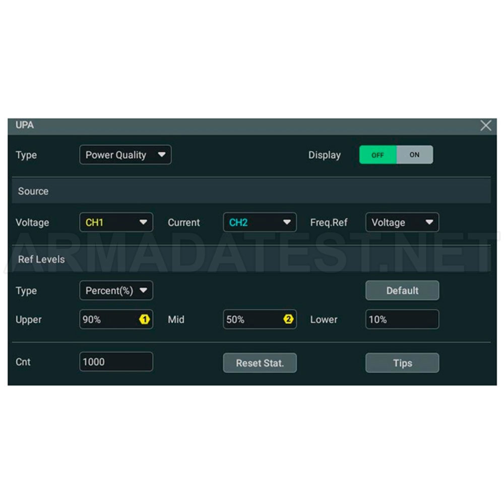 DHO4000-PWRA опция анализа мощности