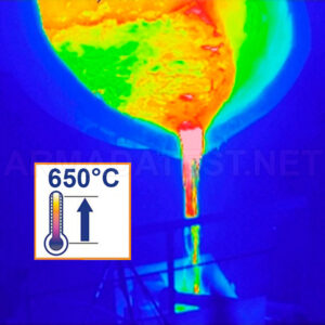 Расширение температурного диапазона тепловизора до 650°C